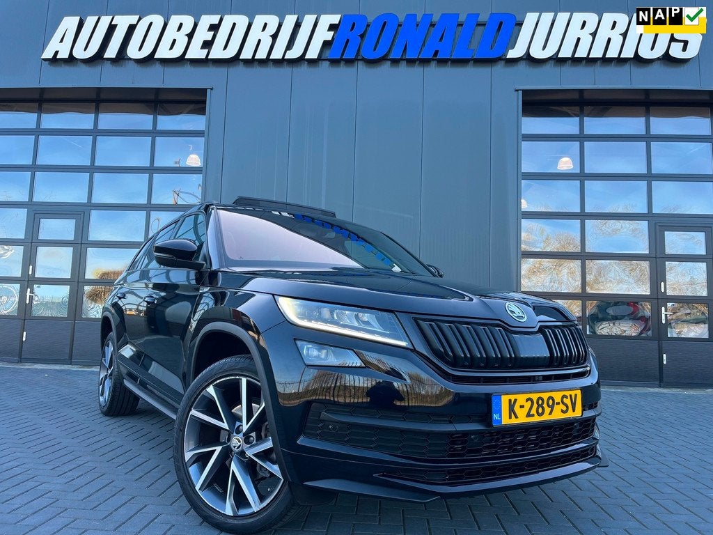 Skoda Kodiaq 1.5 TSI Sportline Business 7p/NLAuto/Panoramada, Auto's, Skoda, Automatische klimaatregeling, 4 cilinders, 150 pk