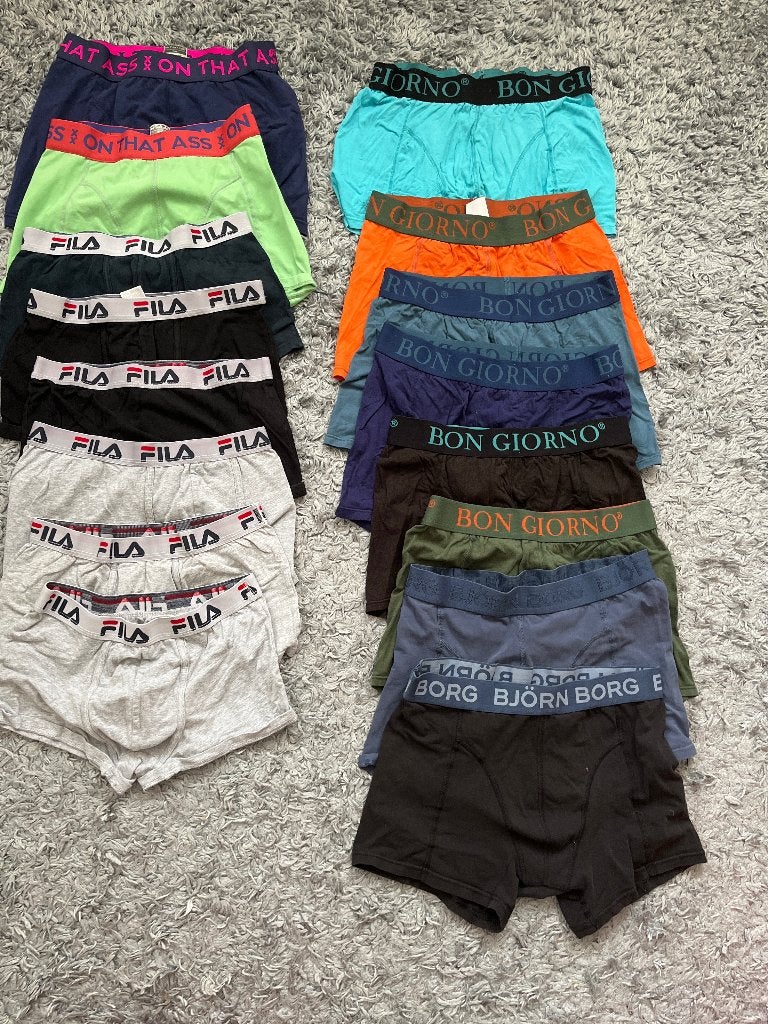 Heren onderbroeken  S/M - Fila, Bon Giorno, Björn Borg, Ophalen of Verzenden, Meerkleurig, Boxer