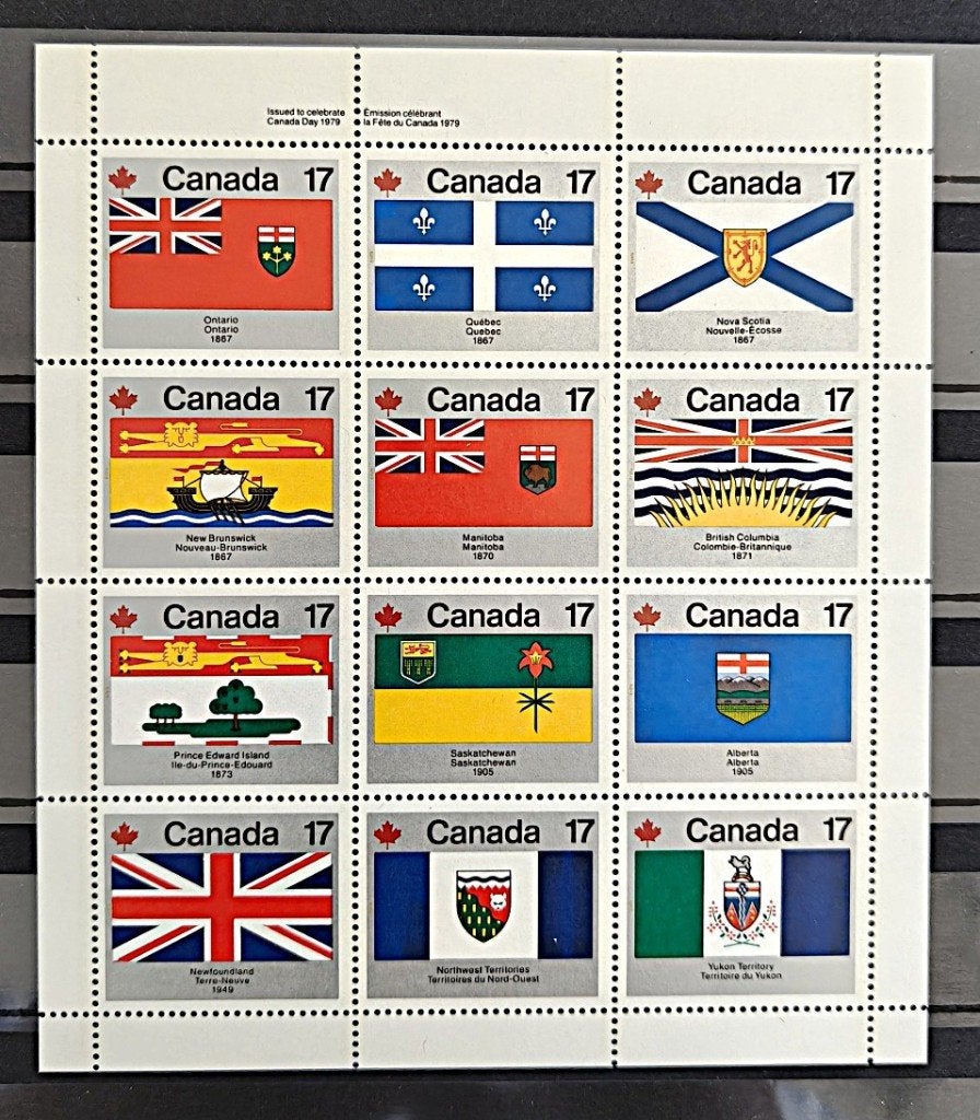 Canada Day 1979 - Vel met vlaggen postfris, Verzenden, Noord-Amerika