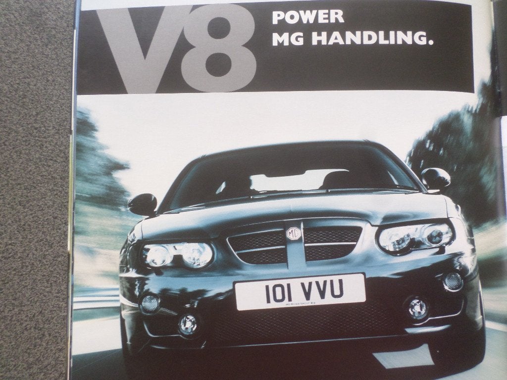 MG ZT & ZT-T & V8 facelift Brochure, Ophalen of Verzenden, Zo goed als nieuw, Overige merken