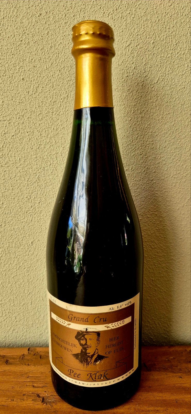 Fles Pee Klak Grand Cru bier 8,4% br. Strubbe verzamelaar, Ophalen of Verzenden, Zo goed als nieuw, Flesje(s), Overige merken