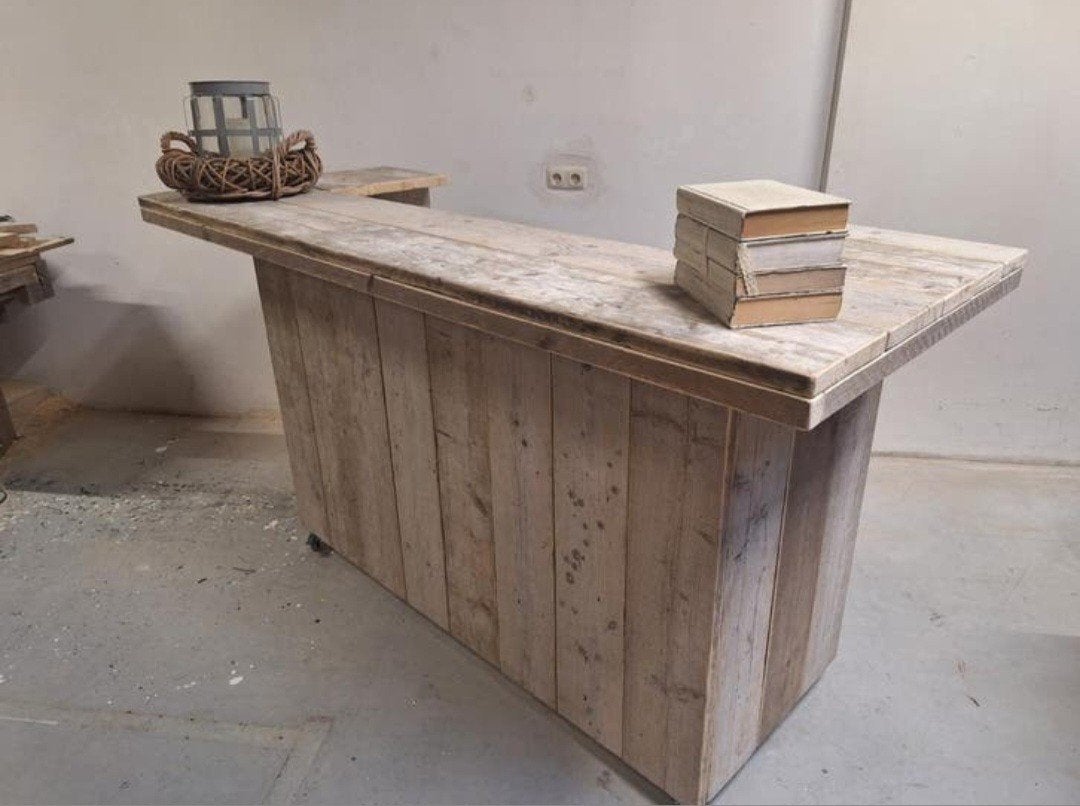 Steigerhout Douglas balie toonbank bar koffie bar, Ophalen of Verzenden