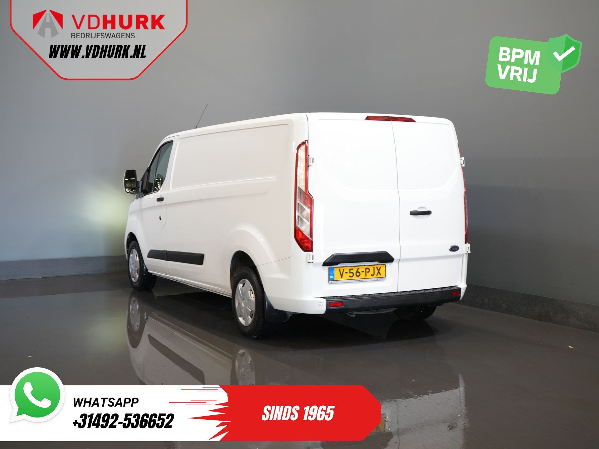Ford Transit Custom 2.0 TDCI L2 130 pk Trend 2.8t Trekverm/, Voorwielaandrijving, Stof, USB, 4 cilinders