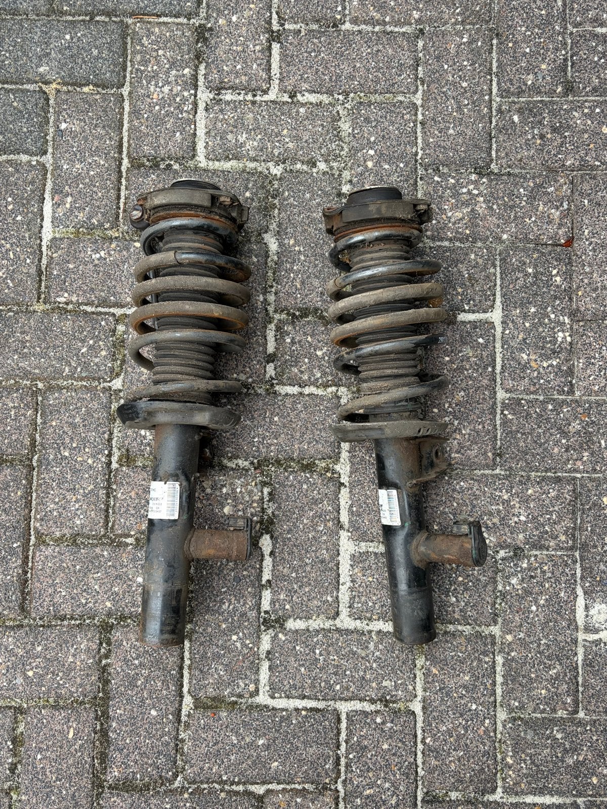 Complete set veerpoten VW Scirocco MK3 met DCC en H&R veren, Auto-onderdelen, Ophalen, Gebruikt, Volkswagen