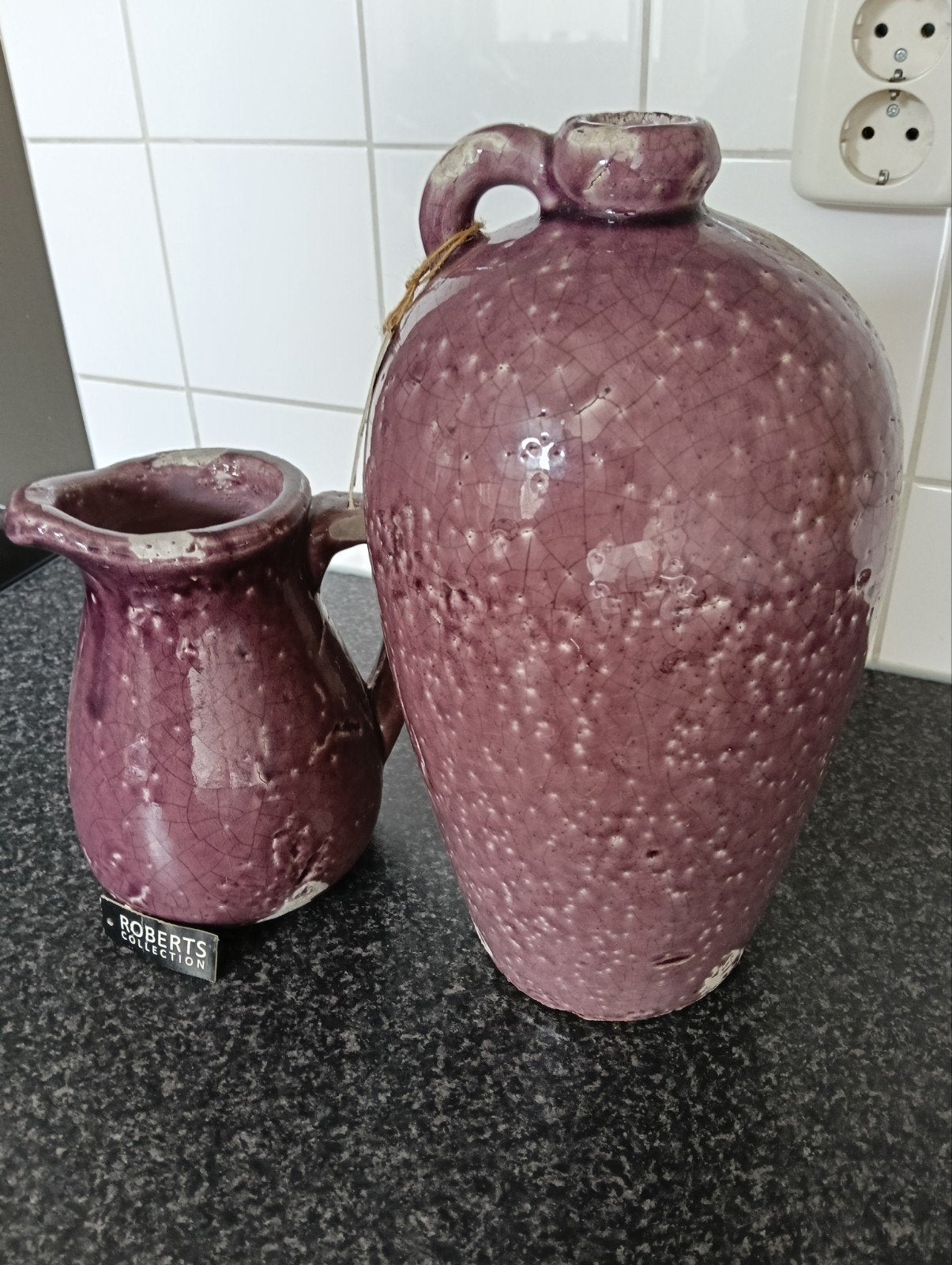 Vazen Roberts collection, Huis en Inrichting, Ophalen of Verzenden, Overige kleuren, Glas