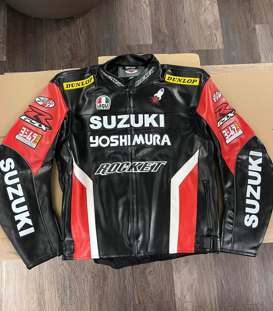 Suzuki Yoshimura Motorjas (Maat 3XL) Vintage zwart, Motoren, Ophalen of Verzenden, Nieuw zonder kaartje, Heren, Overige typen
