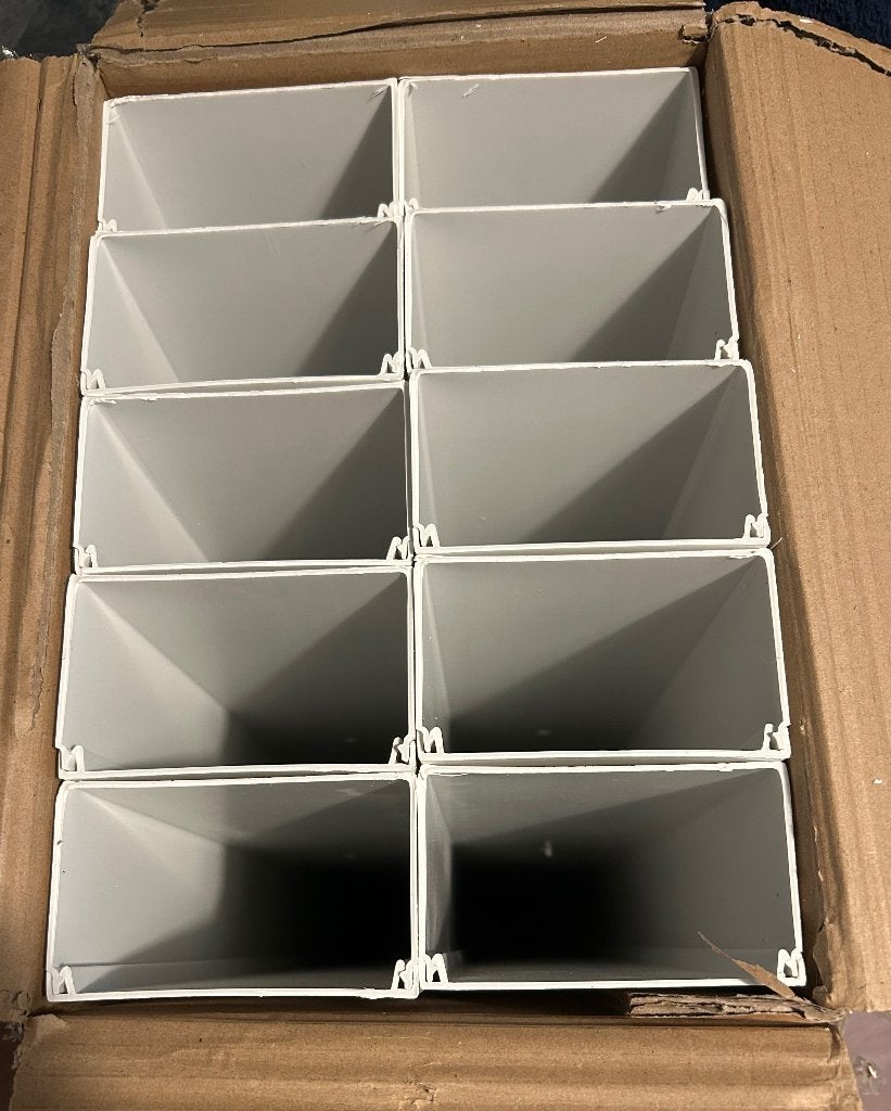 10 x nieuwe kabelgoot / 100 x 60 mm. / 10 x 1 meter, Ophalen, Overige materialen, 100 tot 150 cm, Overige typen