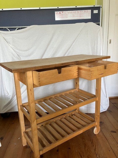 IKEA Förhöja roltafel, Ophalen, Gebruikt