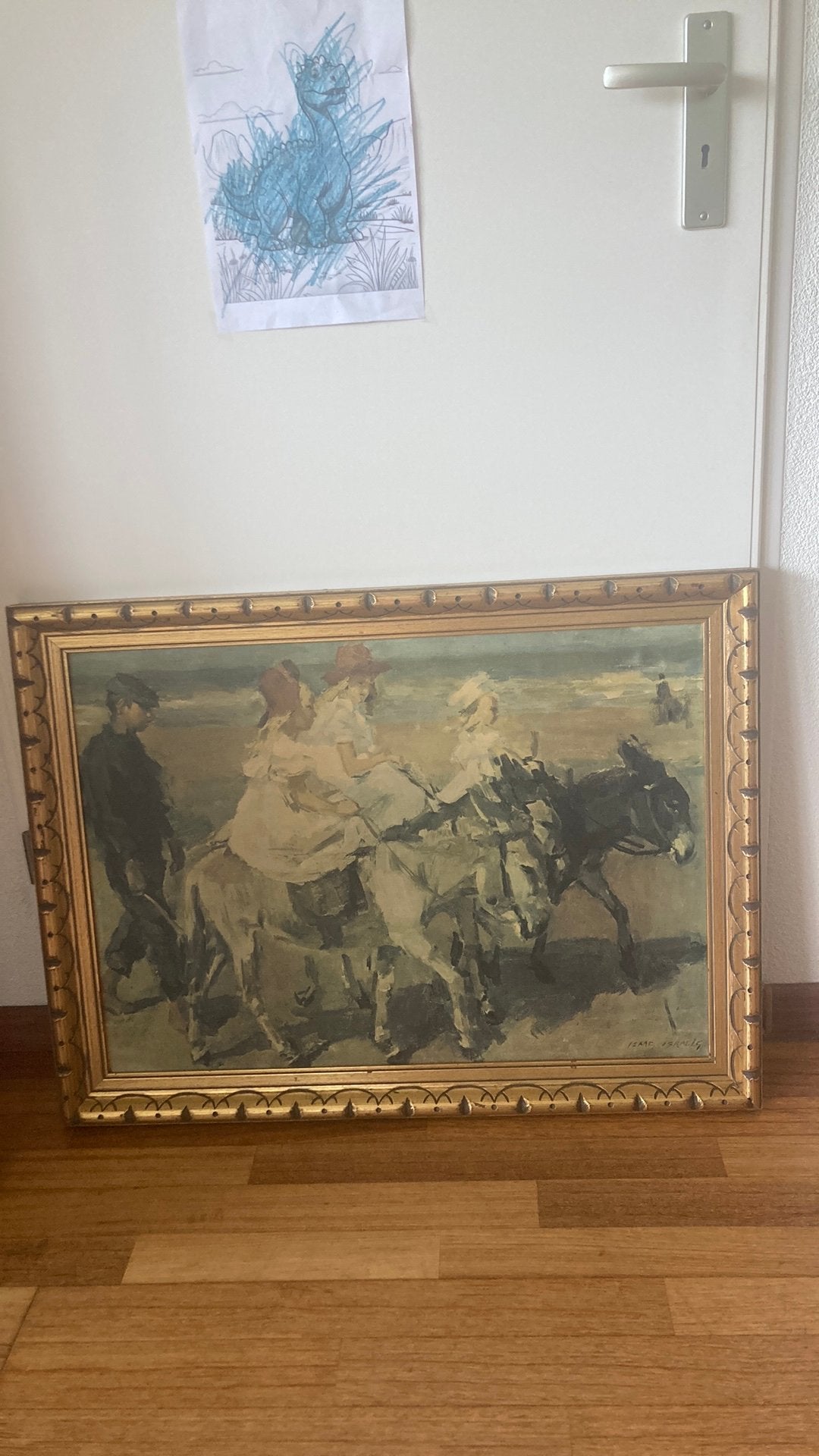 Romantisch schilderij op kanvas, Ophalen