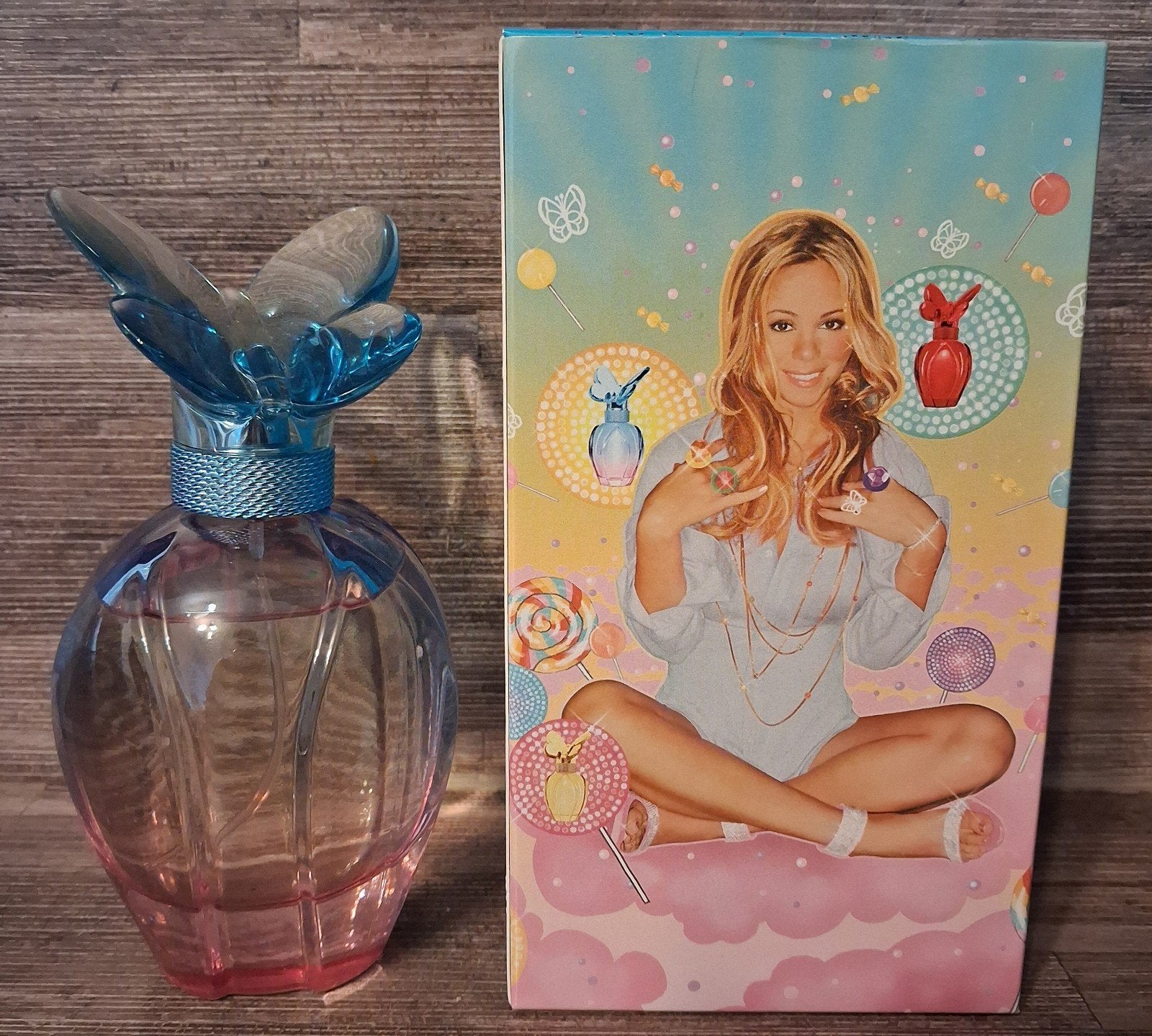 Mariah Carey Lollipop Bling Ribbon Eau de Parfum 100ml, Ophalen of Verzenden, Zo goed als nieuw