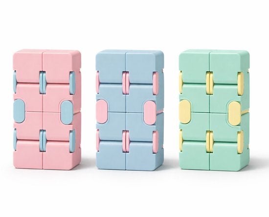 Infinity Cube Fidget Speelgoed - Stressvermindering 3 stuks, Ophalen of Verzenden, Nieuw, Jongen of Meisje