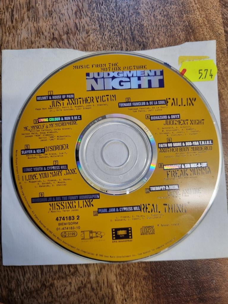Cd Judgment Night (Music From The Motion Pi

Alleen cd nr718, Ophalen of Verzenden, 2000 tot heden, Zo goed als nieuw