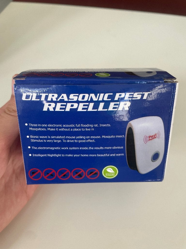 Ultrasonic pest repeller / Ongedierteverjager - bug shield, Ophalen of Verzenden, Ongediertebestrijding