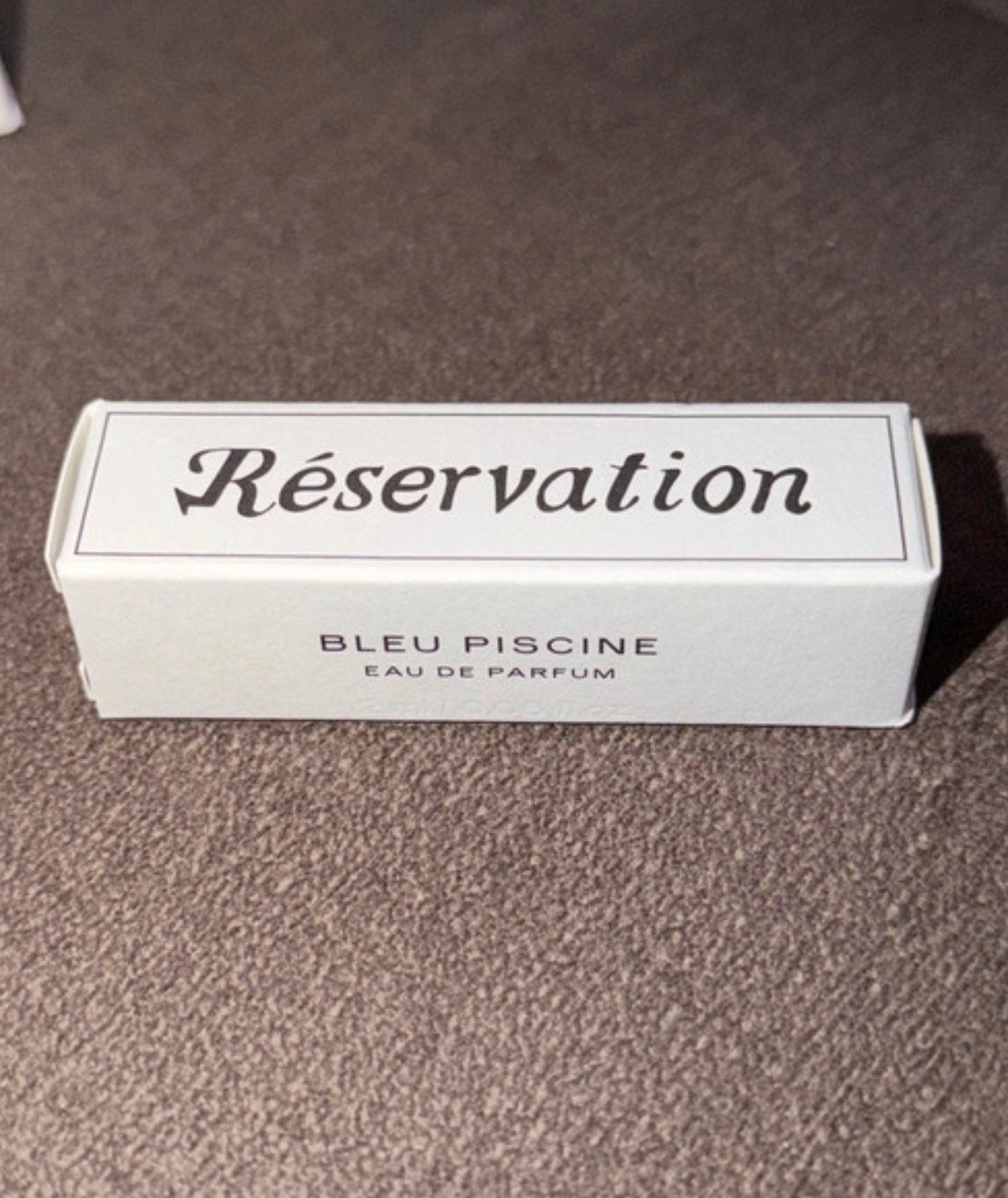 Réservation - Bleu Piscine Eau de Parfum 2 ml, Ophalen, Nieuw