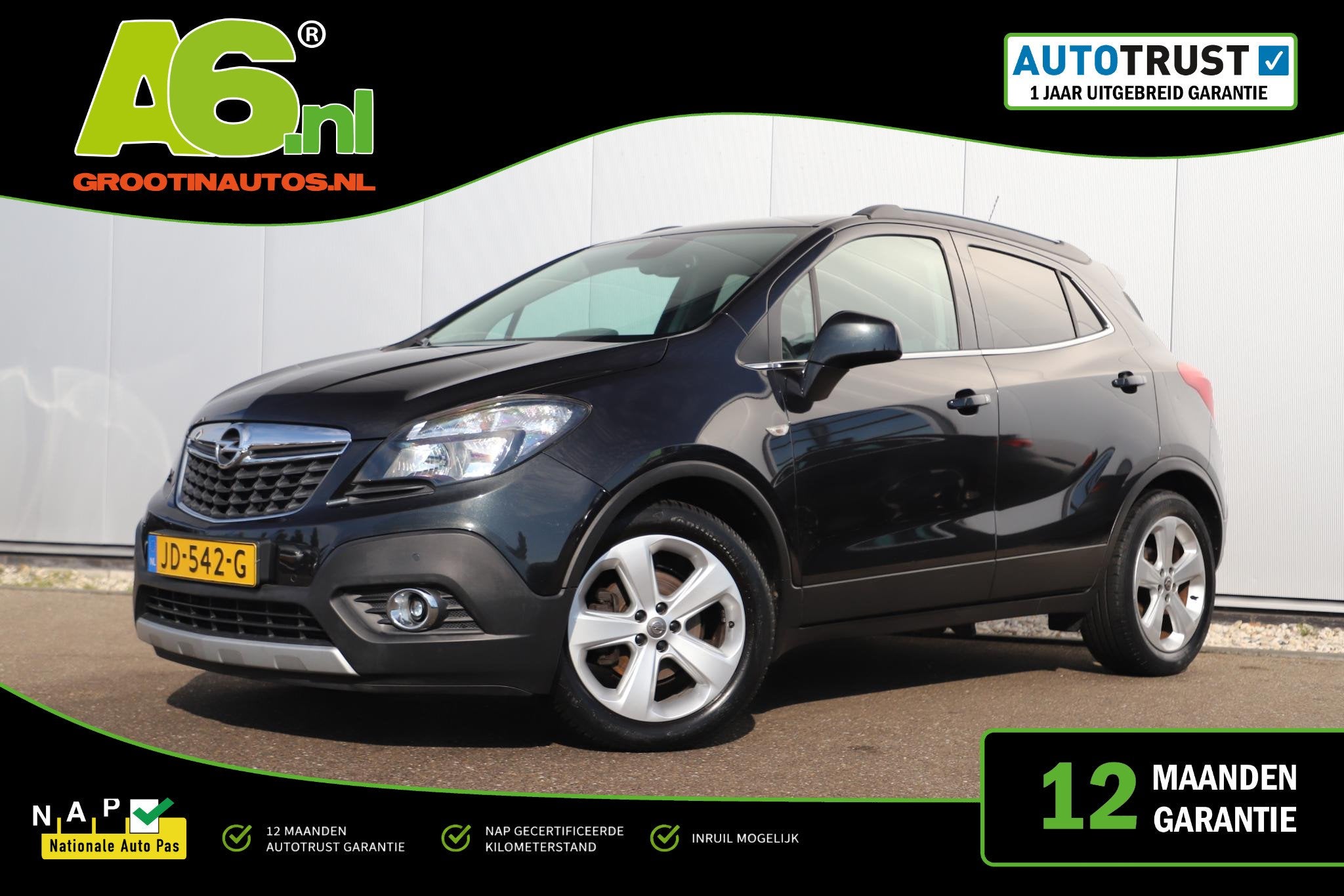 Opel Mokka 1.4 T Innovation 140PK Trekhaak Navigatie Achteru, Auto's, Voorwielaandrijving, Stof, Gebruikt, 4 cilinders