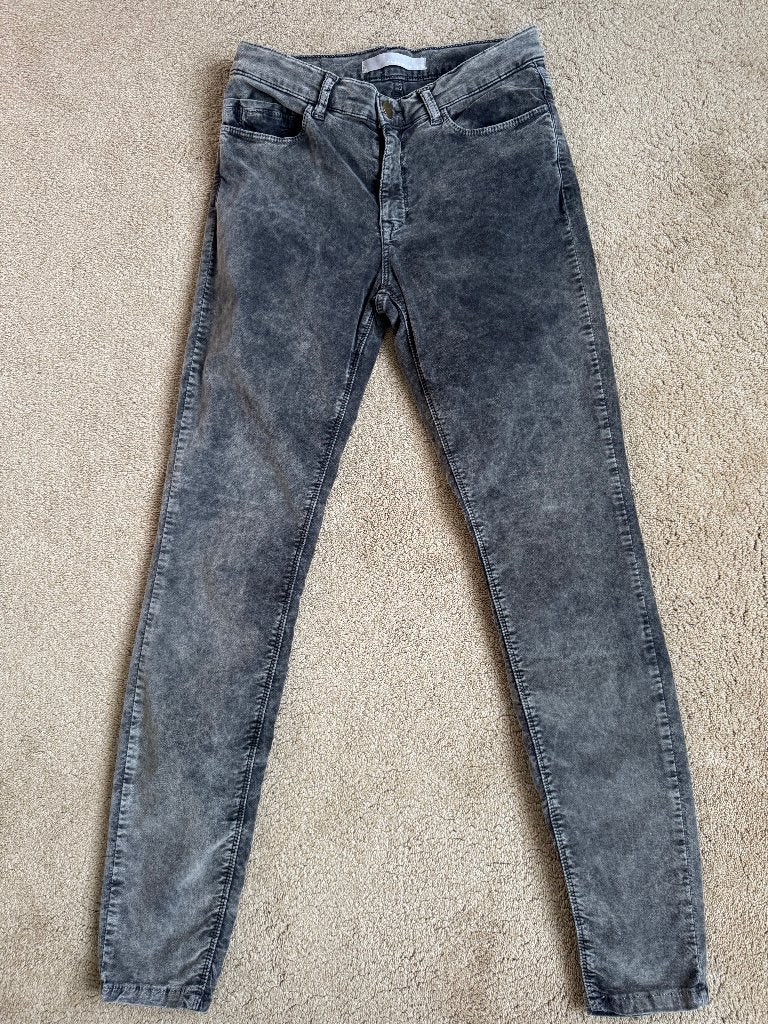 YAYA – Velvet Skinny Broek – Dusty Green – Maat 36, Kleding | Dames, Verzenden, Maat 36 (S), Lang, Gedragen