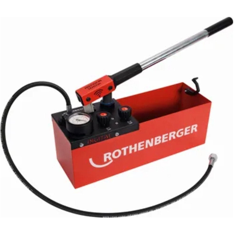 Rothenberger RP 50 Handmatige Druktestpomp, Ophalen of Verzenden, Gebruikt, Overige typen, Overige merken