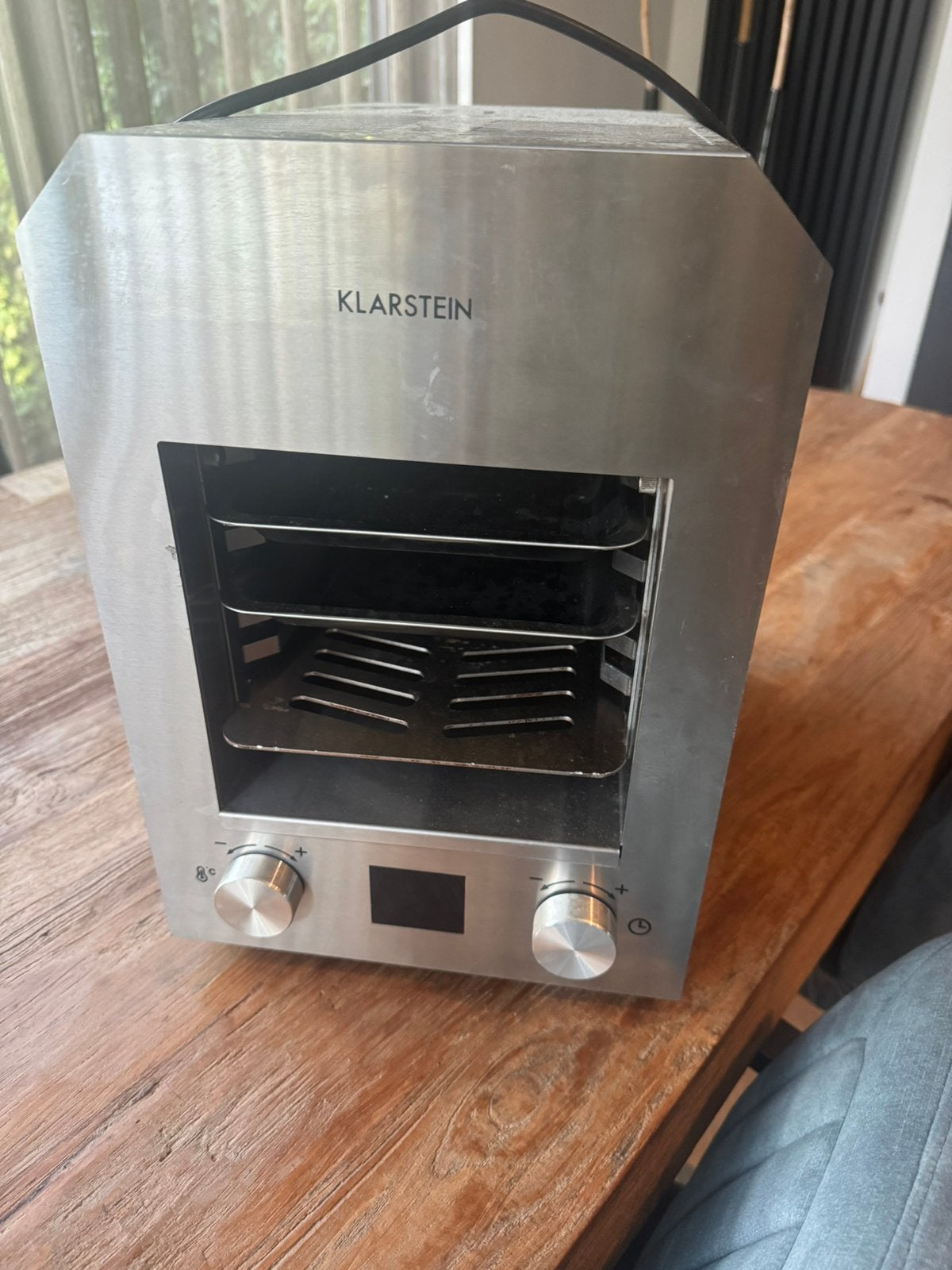 Klarstein Hannibal, een elektrische hoge-temperatuur-grill, Ophalen of Verzenden, Zo goed als nieuw