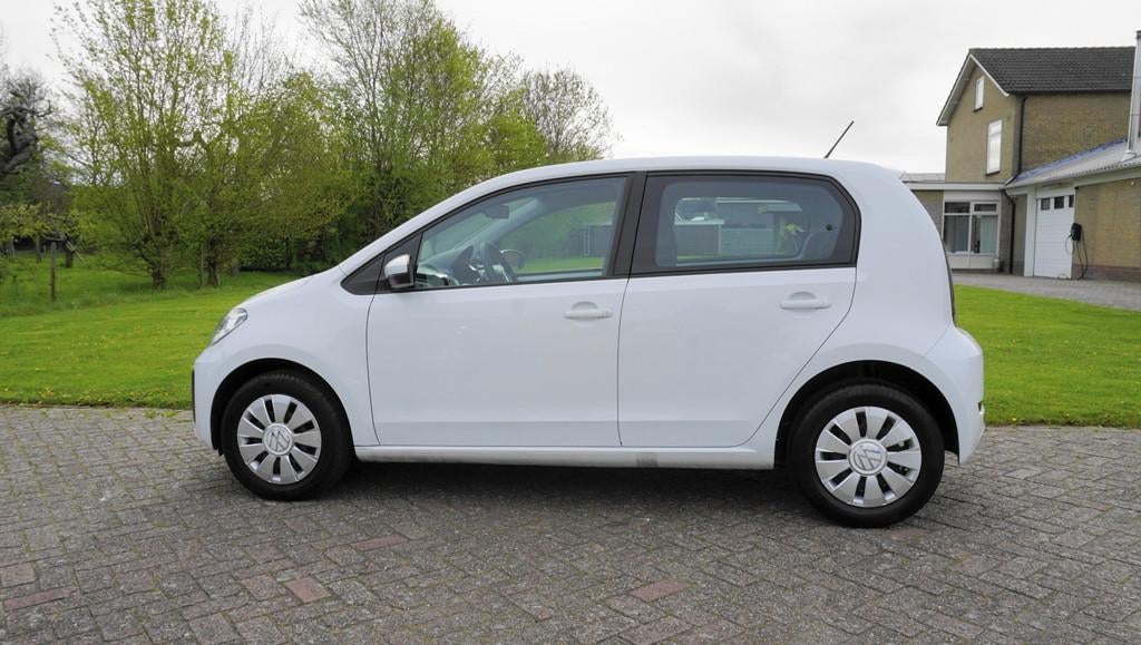 Volkswagen Up! 1.0 BMT 5 drs Airco blue tooth, Stof, Gebruikt, 4 stoelen, Origineel Nederlands