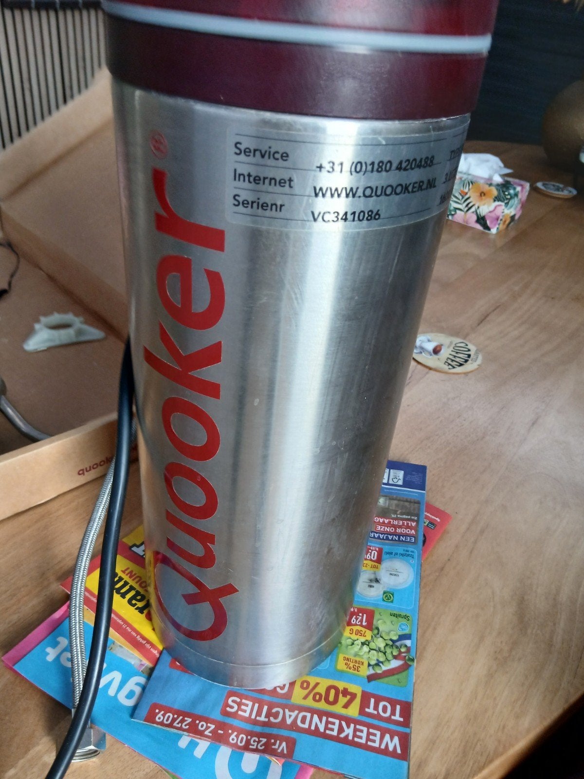 Quooker boiler met kraan, Ophalen of Verzenden, Gebruikt