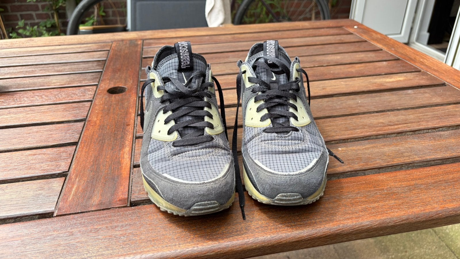 NIKE AIR MAX TERRASCAPE 90 - lime/antraciet. Maat 45.5, Ophalen of Verzenden, Zo goed als nieuw, Zwart