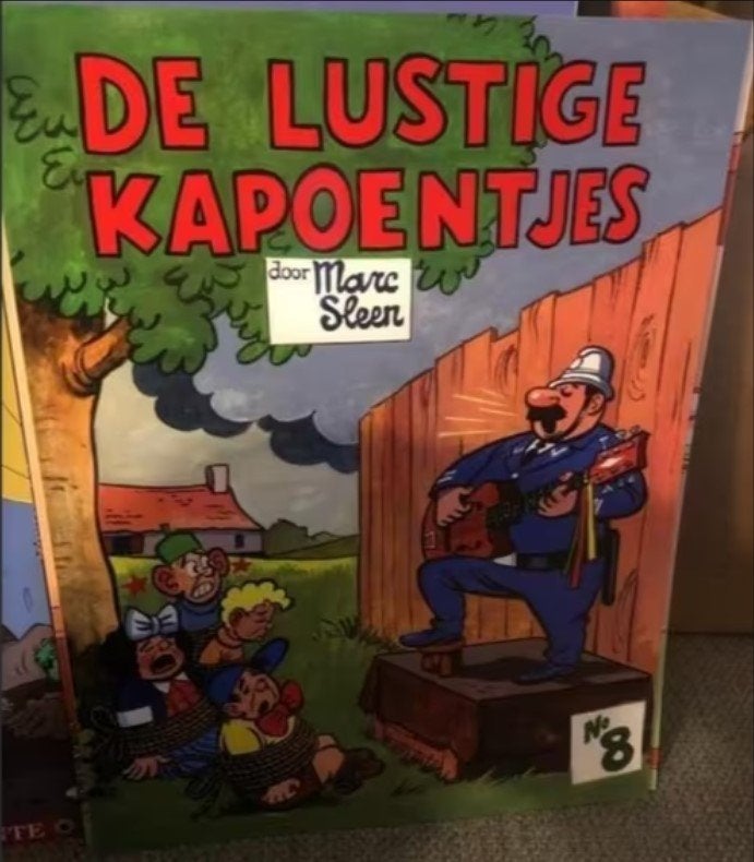 de lustige kapoentjes no 8 marc sleen k2, Boeken, Eén stripboek, Ophalen of Verzenden, Zo goed als nieuw