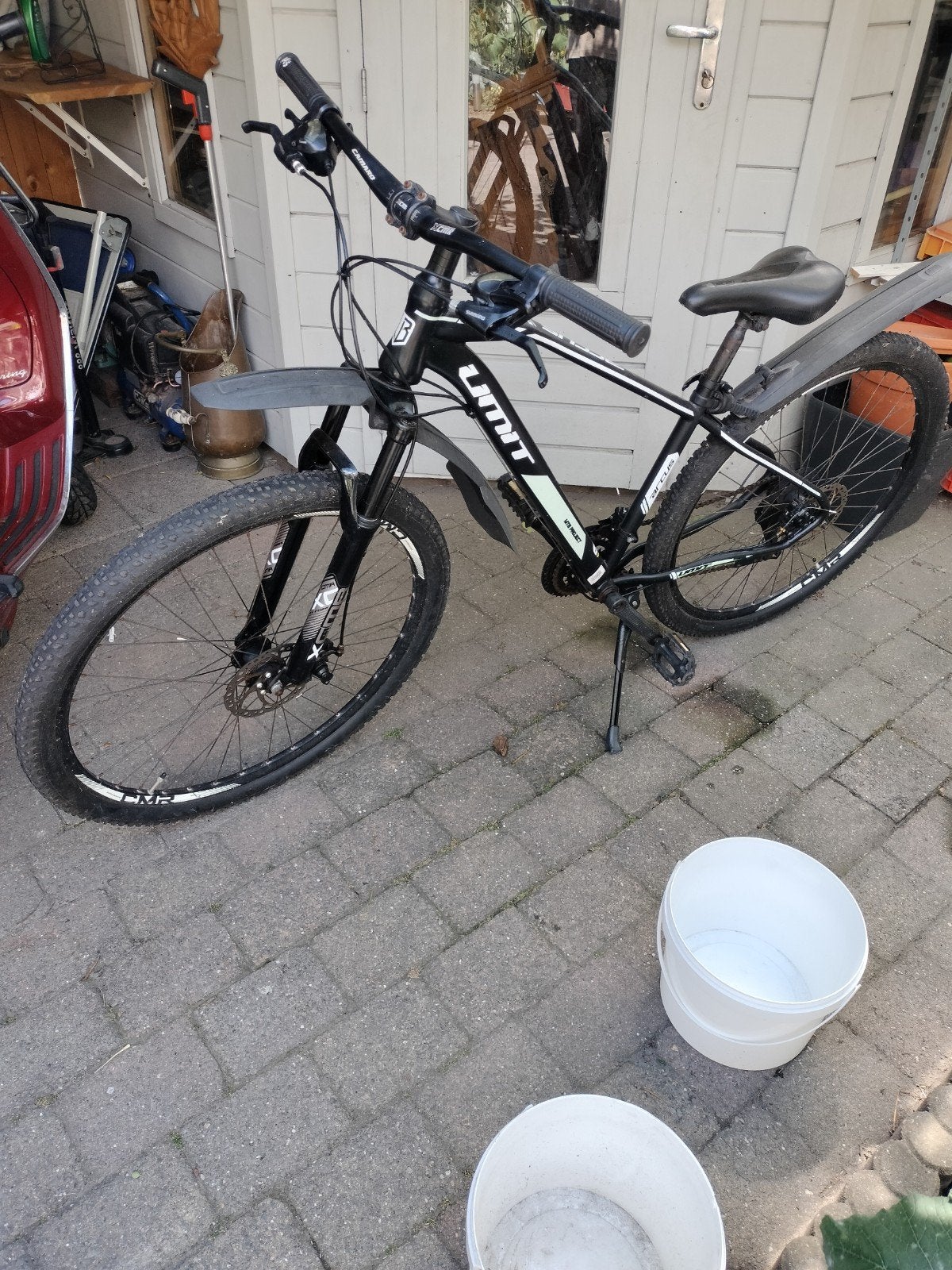 Limit Arcus Mountainbike - Zwart/Wit, Ophalen, Gebruikt