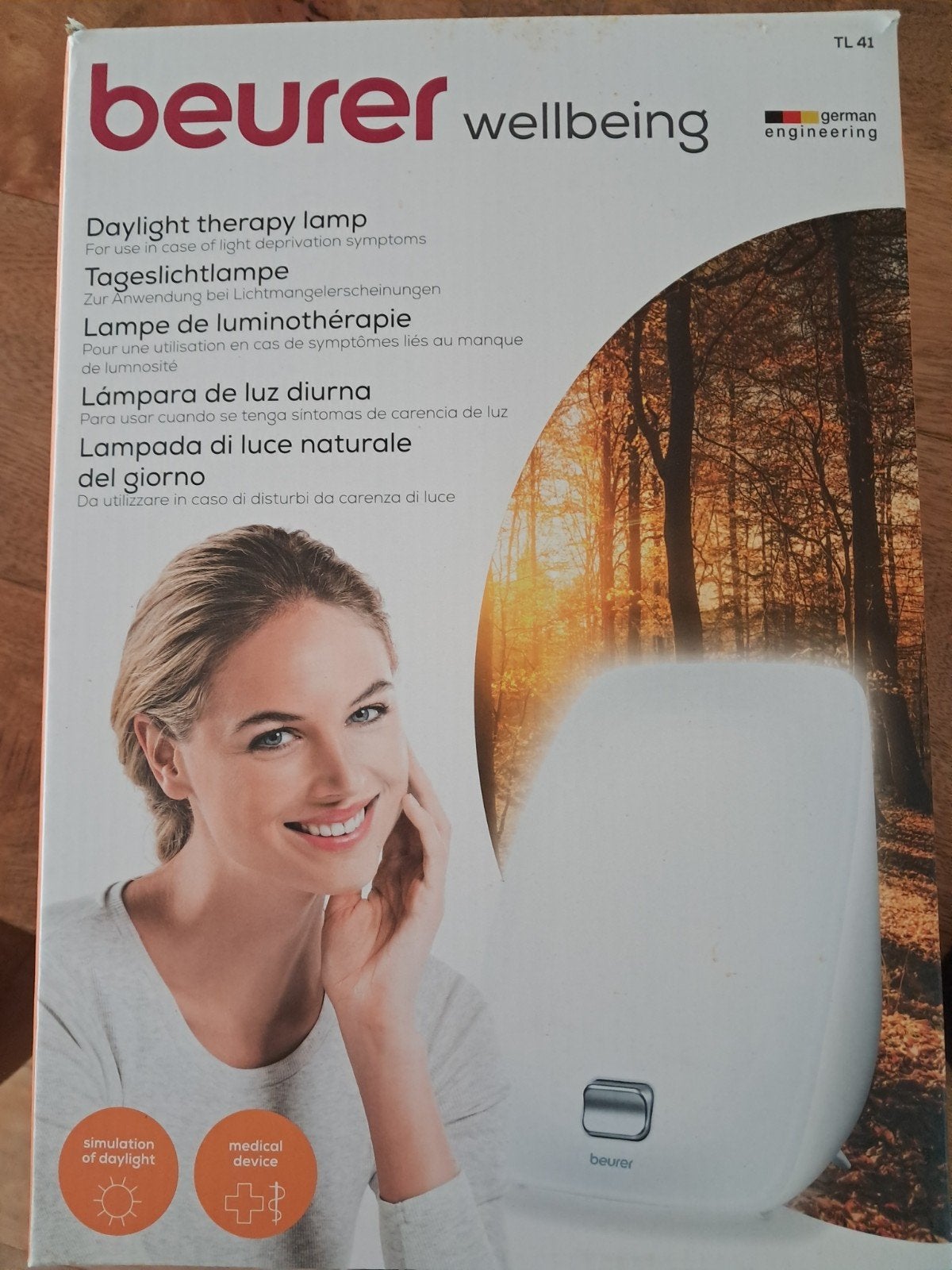 Beurer TL 41 Daglichtlamp - Zo goed als nieuw, Ophalen of Verzenden, Zo goed als nieuw