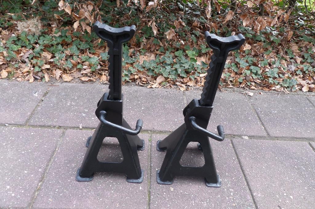 Assteunen - Kriksteunen - 2000 kg per set - Metallo., Auto diversen, Krikken, Nieuw, Garagekrik, Manueel, Ophalen