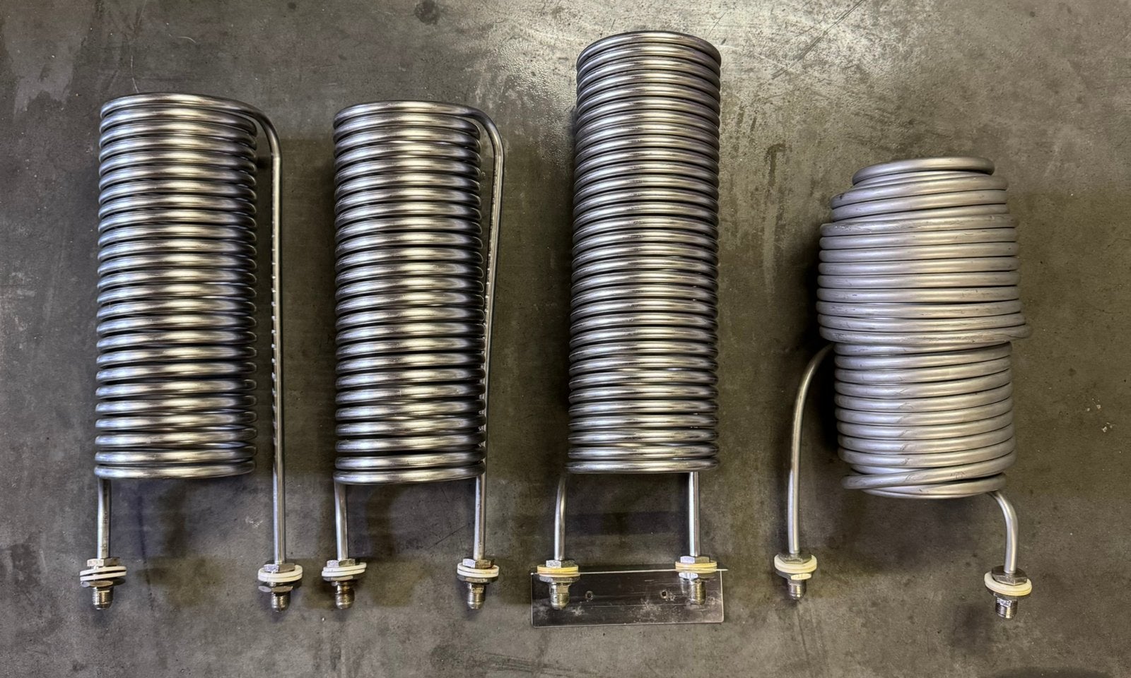 Verschillende RVS bier koelspiralen / Warmtewisselaar, Ophalen, Zo goed als nieuw
