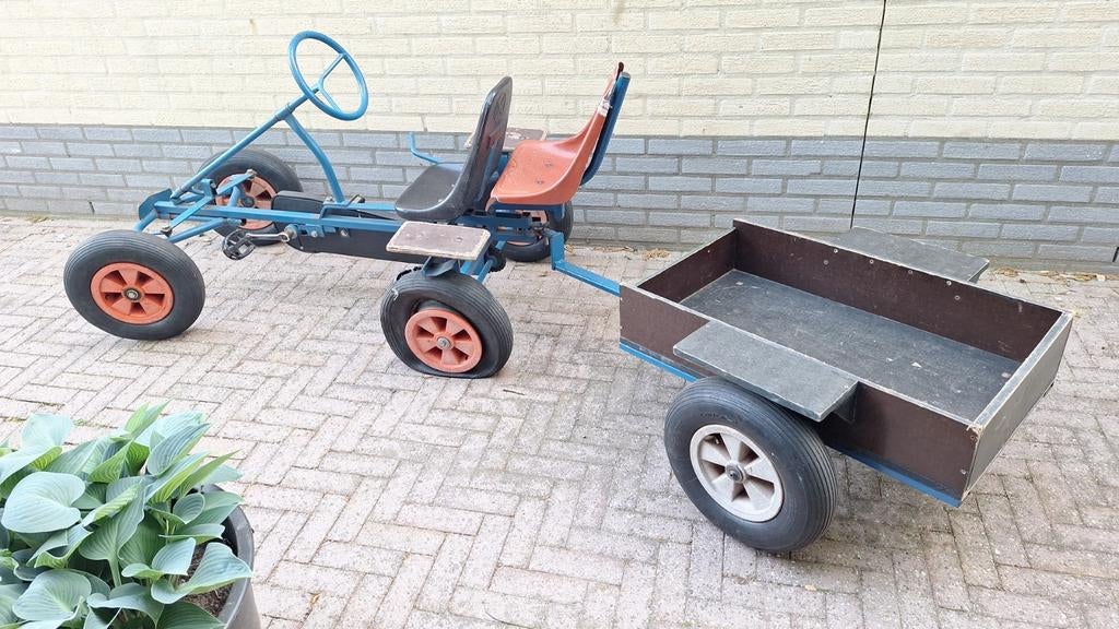 Mammoet skelter met aanhanger, Ophalen, Gebruikt, Mammoet