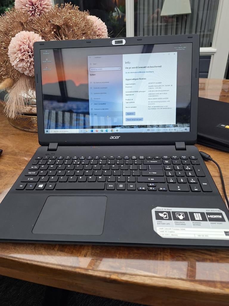 Acer Aspire E15 Laptop, Computers en Software, Windows Laptops, Ophalen, 15 inch, 2 tot 3 Ghz, HDD