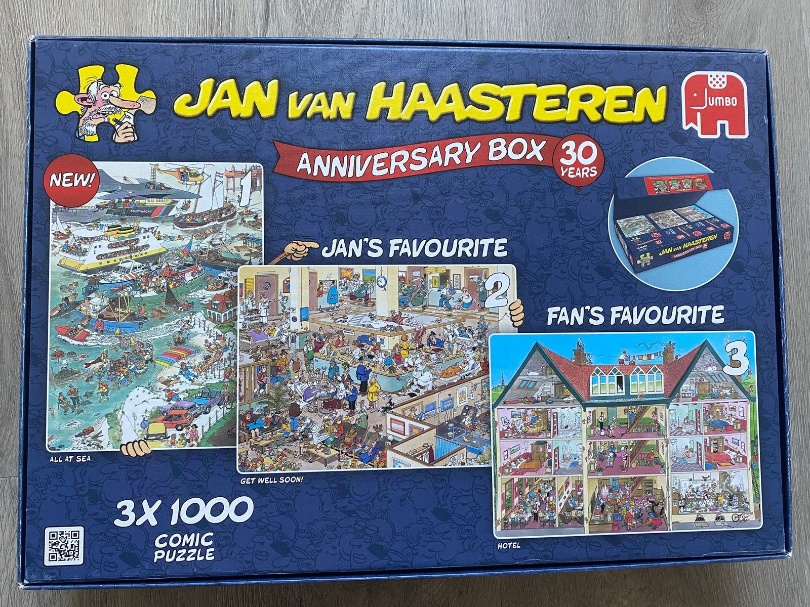 Diverse Jan van Haasteren puzzels, Ophalen, 500 t/m 1500 stukjes, Zo goed als nieuw, Legpuzzel