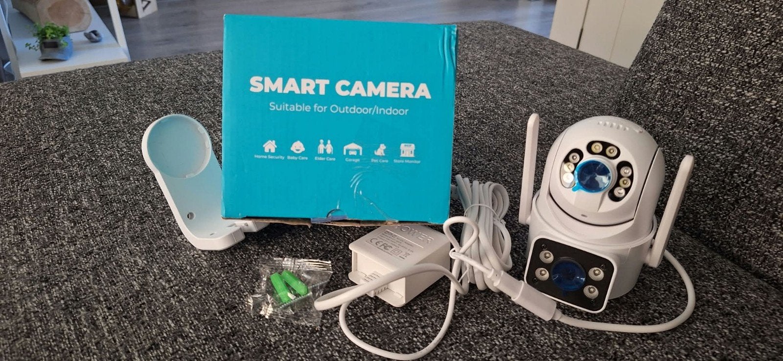 Smart Wi-Fi Camera - Binnen/Buiten Beveiligingscamera, Audio, Tv en Foto, Ophalen, Nieuw