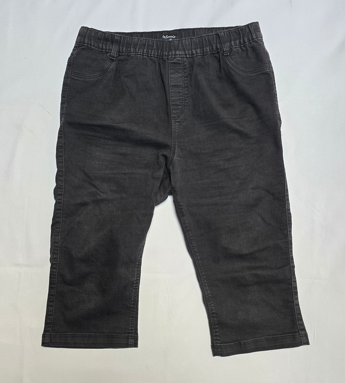 Driekwart Broek, Zwart M&S Mode, Zwart, Maat 46/48 (XL) of groter, Ophalen of Verzenden, Zo goed als nieuw