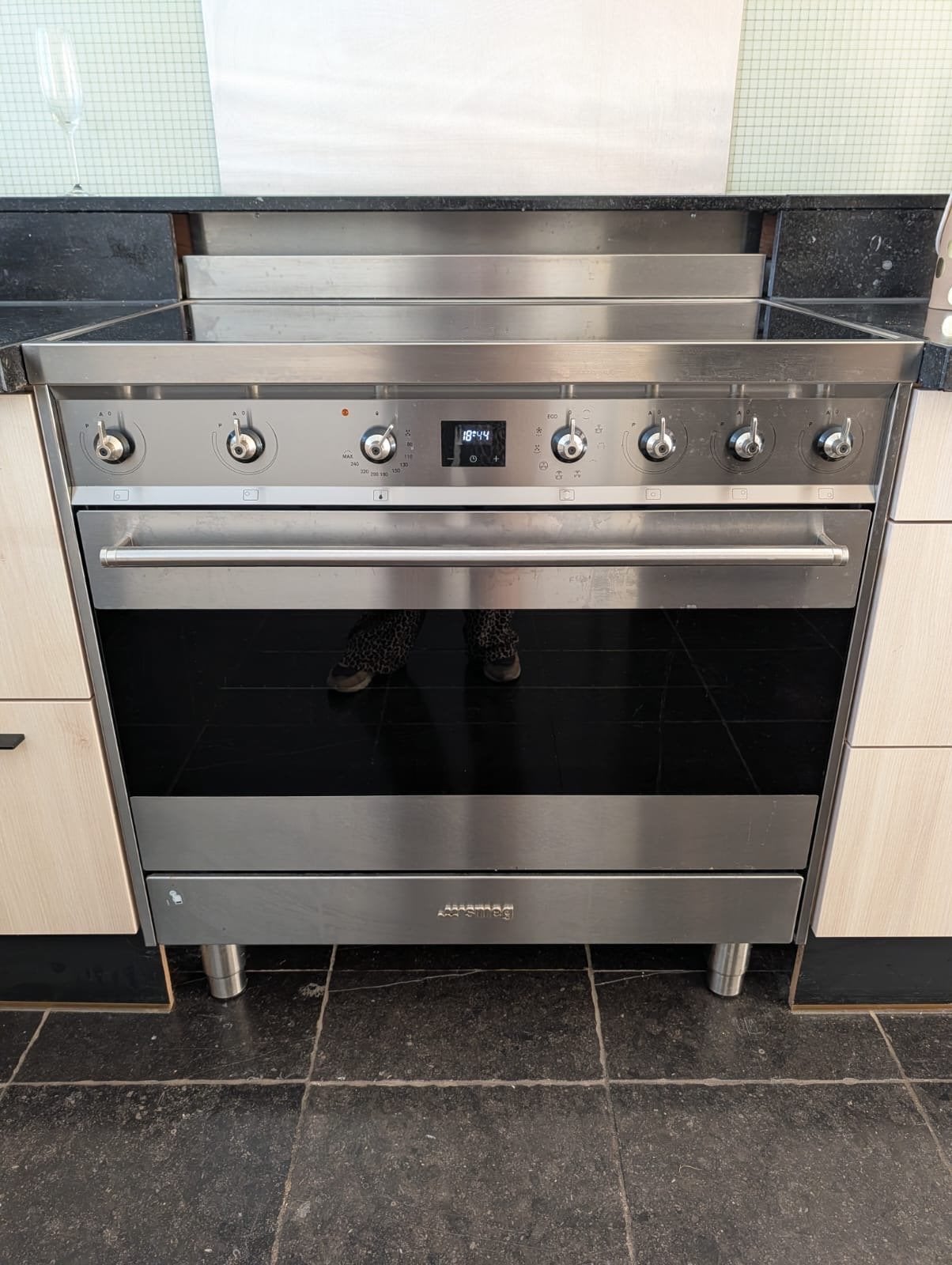 Smeg Fornuis C9IMX9 met Inductiekookplaat en Hete Lucht Oven, Ophalen, Gebruikt, Hete lucht, 60 cm of meer