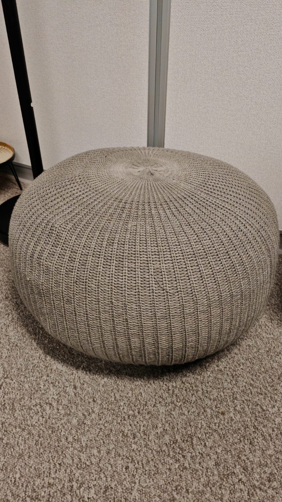 IKEA SANDAREN gebreide poef - Zo goed als nieuw, Ophalen