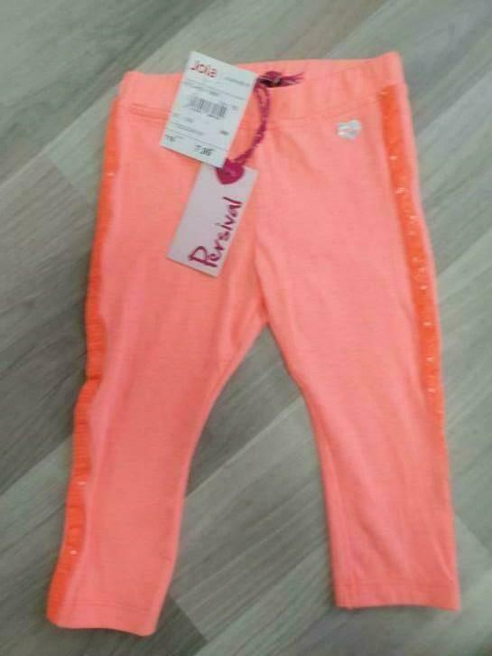 Legging koraal kort model, maat 116 - 122 NIEUW, Broek, Persival, Meisje, Nieuw