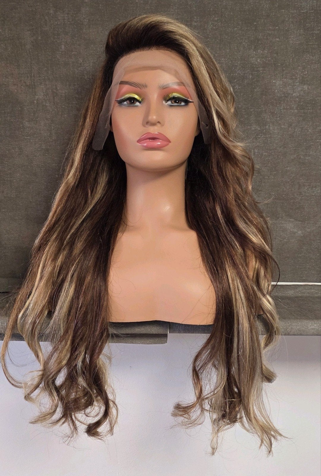 lace wig echt haar, Ophalen of Verzenden, Nieuw, Pruik of Haarverlenging