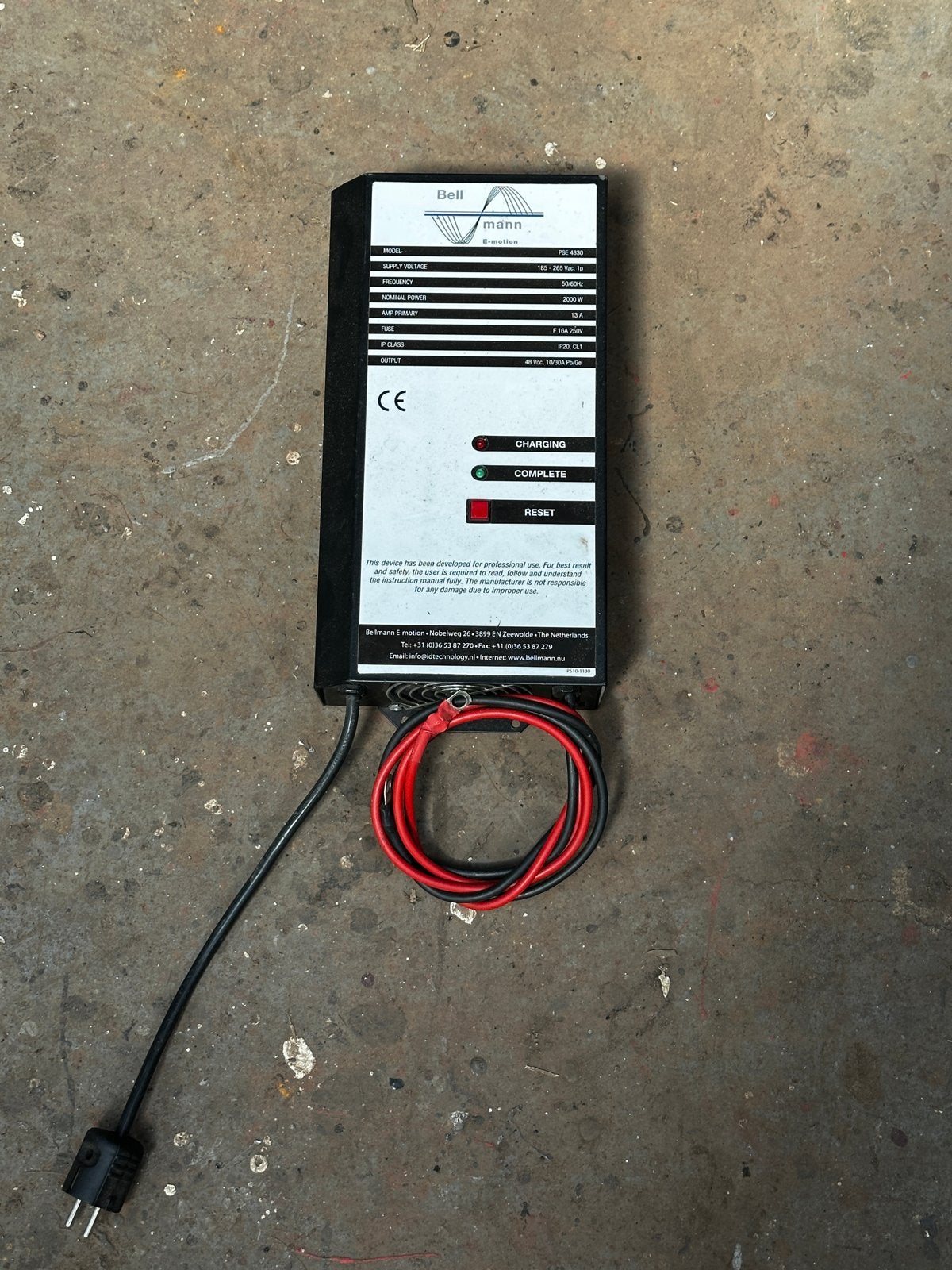Bellmann E-motion Acculader 48V 30A 2000W voor AGM accu's, Ophalen of Verzenden, Gebruikt