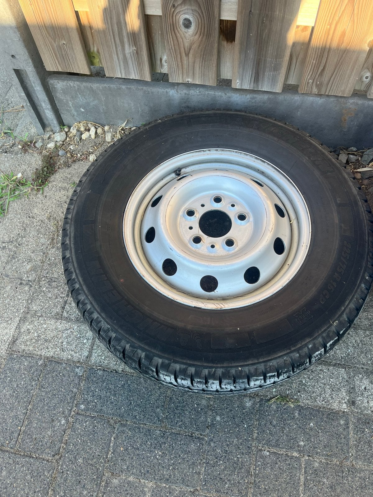 Reservevelg camper Fiat Ducato met band 225/75 R16, Ophalen, Gebruikt