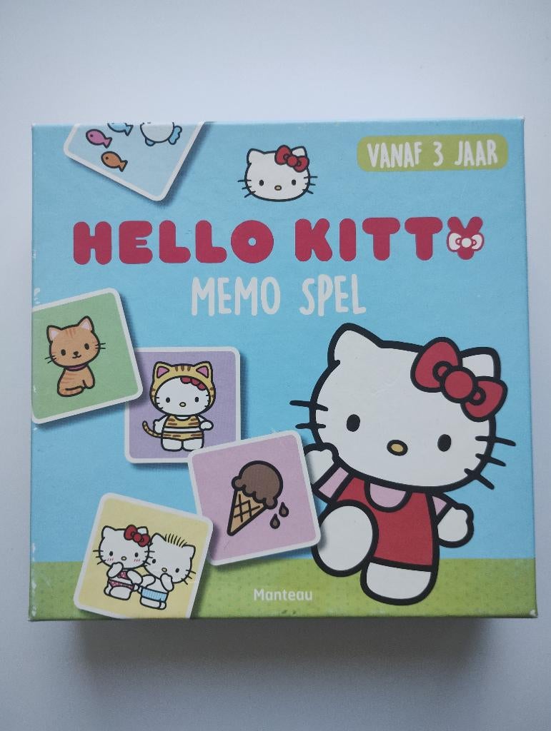 Hello Kitty Memory Spel, Hobby en Vrije tijd, Gezelschapsspellen | Bordspellen, Ophalen of Verzenden, Zo goed als nieuw