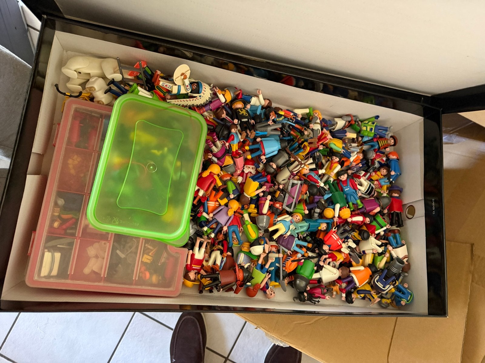 Grote collectie Playmobil: 5 dozon figuren en sets, Ophalen, Gebruikt, Losse onderdelen, Figuren