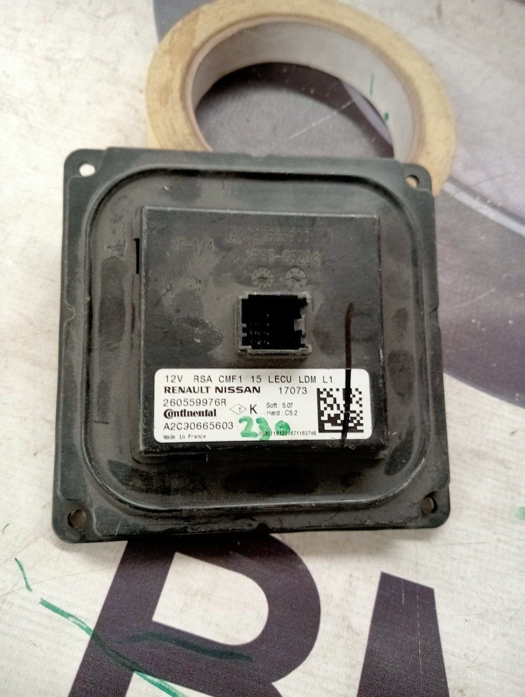 Renault Captur (2R) koplamp module 260552119R, Gebruikt, -, Renault, -