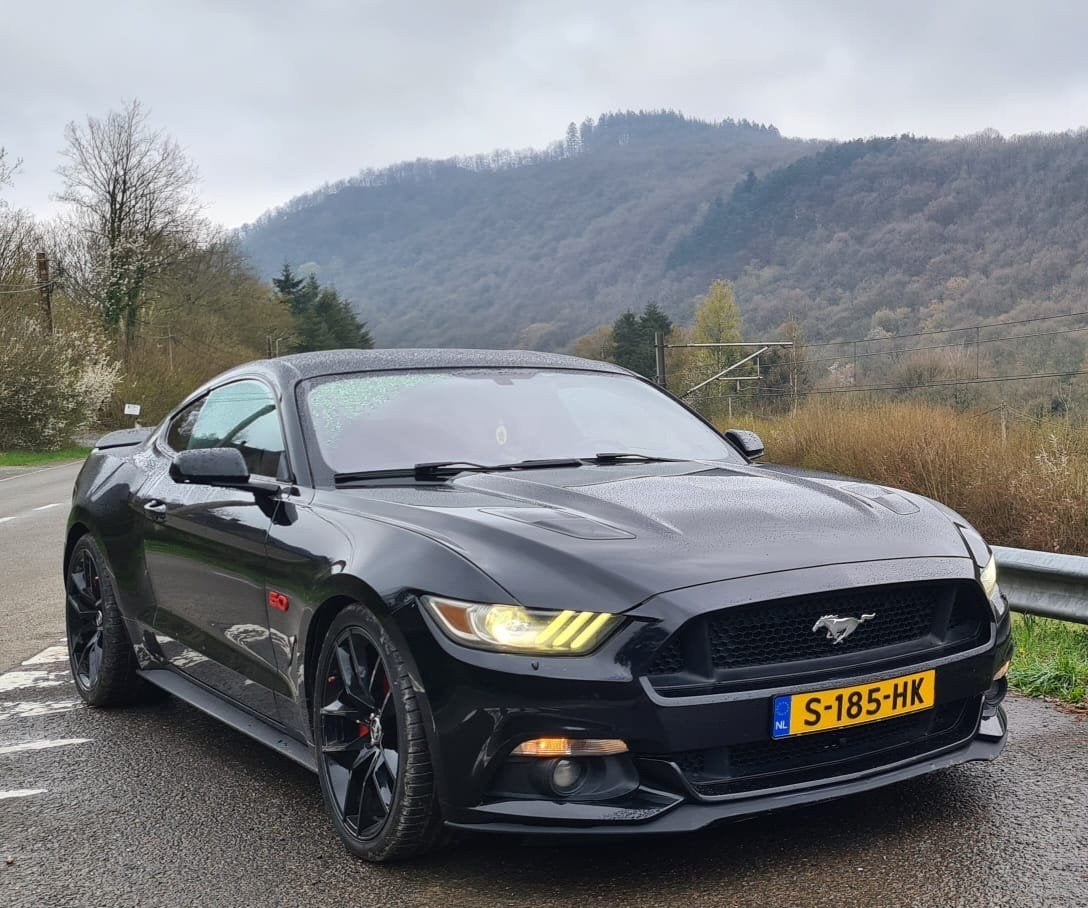 Ford Mustang 2016 Zwart, Auto's, 1738 kg, 4 stoelen, Zwart, Bedrijf