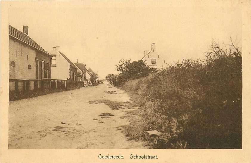 300-077-007 Goedereede Schoolstraat, Verzenden, Voor 1920, Zeeland