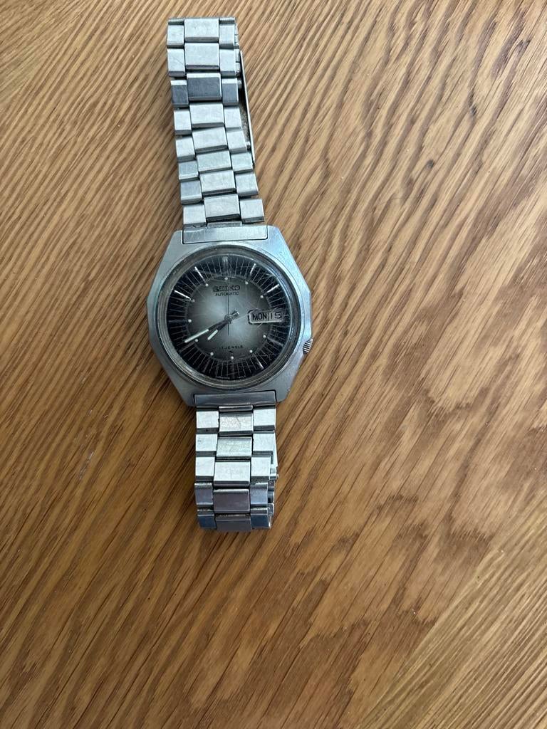 Vintage Seiko Automatic Horloge - Staal, Sieraden, Tassen en Uiterlijk, Horloges | Heren, Seiko, Gebruikt, Staal, Polshorloge