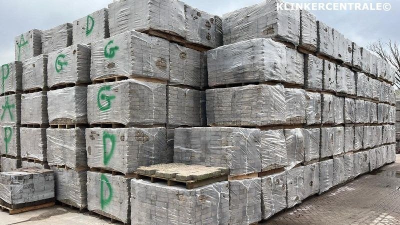 ROOIKORTING 4.000m2 grijs 7cm dik betonklinkers bkk bss, Bij dit gebruikte product niet meer te achterhalen., Gebruikt, Verzenden