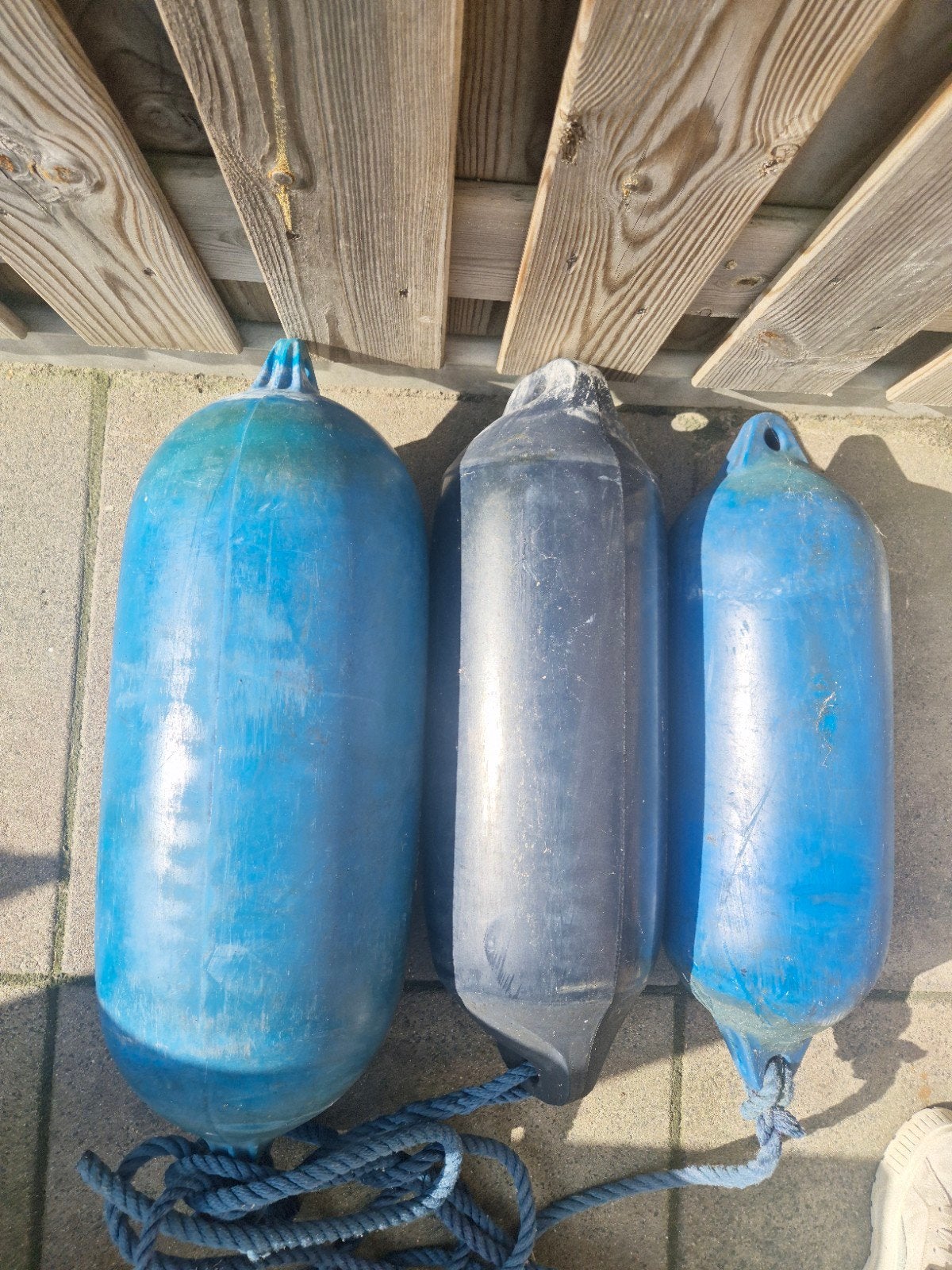 Set van 3 fenders in diverse maten, Ophalen of Verzenden, Gebruikt, Overige typen
