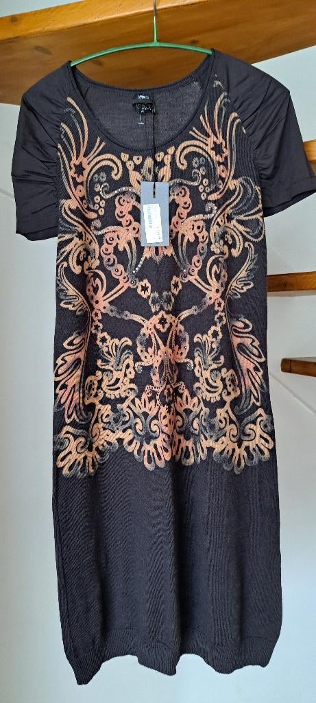 Hybris tuniek jurk mt 42, Kleding | Dames, Bruin, Verzenden, Maat 42/44 (L), Nieuw